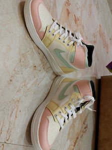Nike Pink Air Jordan Sneakers(fully New)