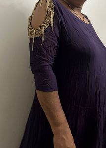 Elegant Purple Dress