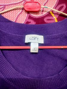Purple Knit Sweater