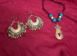 Boho Necklace & Earring Set