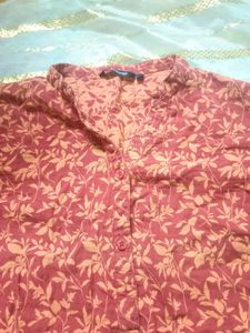 Floral Print Tunic Top
