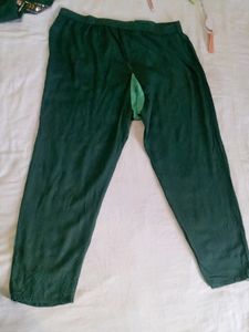 Dark Green Kurta Pant Set