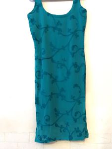 Blue Embroidered Kurta (item 4)