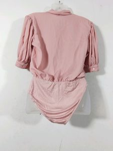 Peach Casual Bodycon Dress (Women)