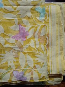Yellow Colour Saree