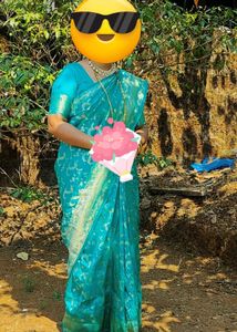 Beautiful Sea Green Soft Saree