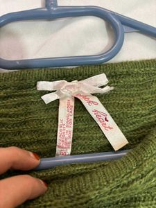 🎁Buy1 Get1 Free Green Long Sleeve Sweater Top A