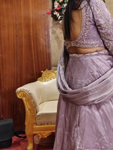 Lavender Lehenga Set