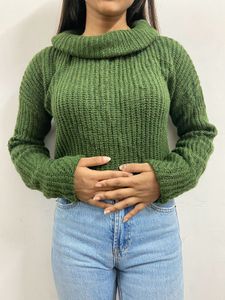 Green Knit Sweater