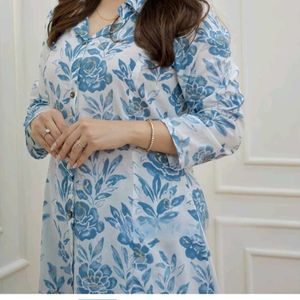 Floral Print Kurta Set