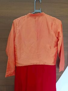 Designer One Piece With Worked Jacket