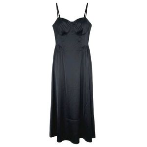 SHEIN ELEGANT CORSET BLACK DRESS