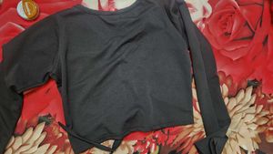 Black Long Sleeve Top