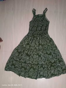 Green Floral Sundress