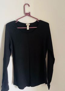 H&M Black Long Sleeve Top