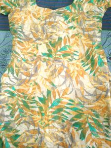 Floral Print Kurta