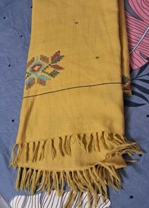 BRAND NEW - Yellow Shawl with Tassels