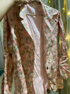 Floral Print Casual Jacket