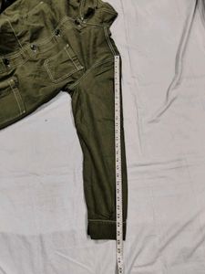 Zara Green Shirt Jacket Shacket