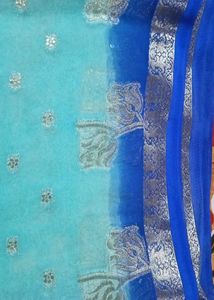Elegant Blue Saree
