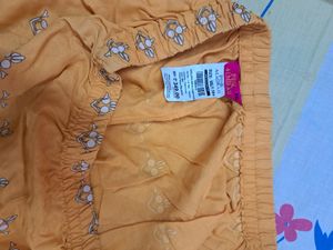 Gold Yellow Palazzo Regular Fit Pants