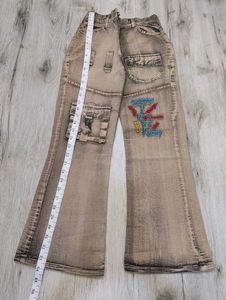 Sc2071 Cargo Jeans Waist 24