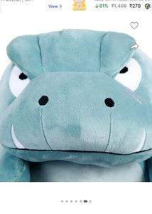 MINISO Tyrannosaurus Plush Toy Pillow Cute Large S