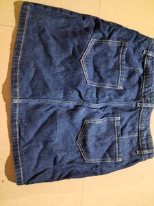 Denim Mini Skirt