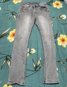 Gray Denim Jeans