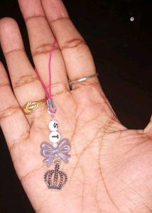 Personalized Beaded Keychain