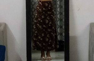 Floral Print Maxi Skirt