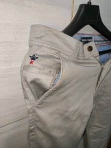 Men&#39;s Beige Casual Pants