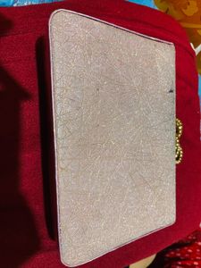 Abstract Lilac Shoulder Bag Clutch