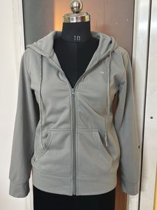 PERFORMAX Gray Zip-Up Hoodie