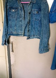 Blue Denim Jacket For Women