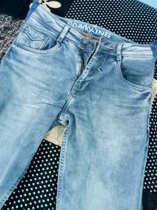 Sparkly Light Wash Jeans