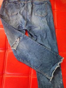 Distressed Flare Jeans