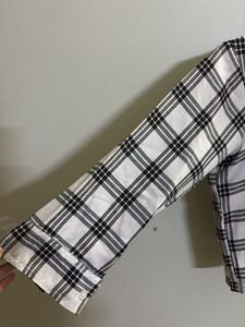 Plaid Crop Shirt