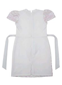 Sparkly Sequins Pink Party Midi Dress