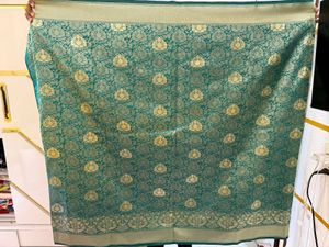 Green Shahlu with Stitched Blouse