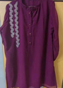 Wine colour Cord Set