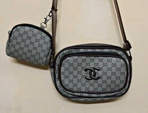 Stylish Crossbody Bag GUCCI style with Pouch