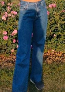 High Waist Straight Leg Jeans