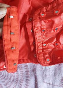 Red Party Wear Blouse