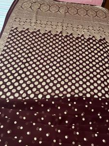 Designer Coffee Brown Beautiful Saree
