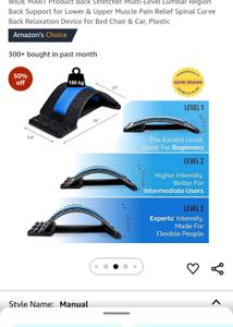 Multi Level Back Streching Device