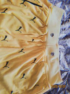 Pajama Pants with Puma Cat Print