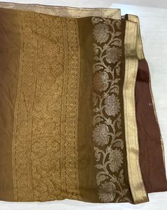 Elegant Brown Saree
