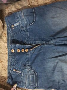 Denim Blue Jeans Hardly Worn Good Condition