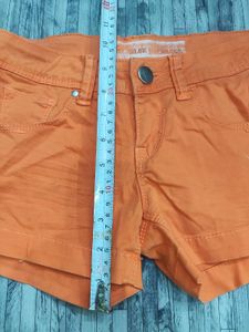 Orange Denim Shorts 🧡
